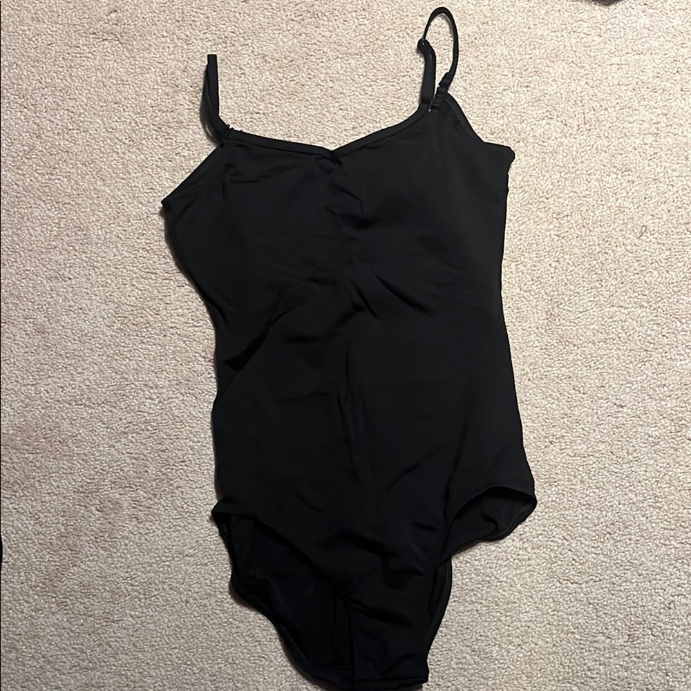 Capezio Dance Black Bodysuit